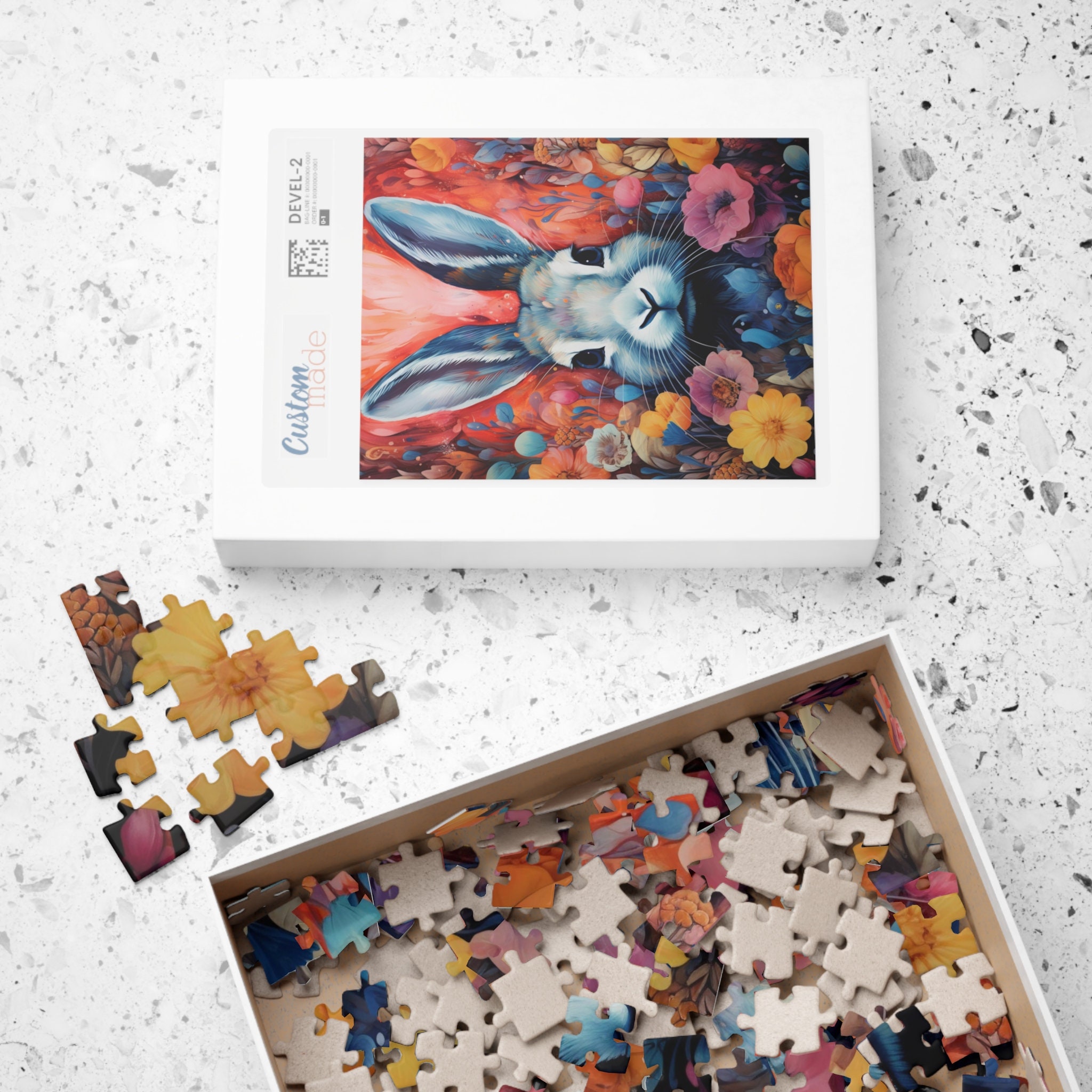 Rabbit Jigsaw Puzzle 1000 Pieces Puzzle Adults Puzzle - Etsy