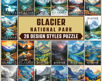 glace bundespark Puzzle, 1000 Teile Puzzle, Puzzle für Erwachsene, Einzigartiges Puzzle, Denkspiel