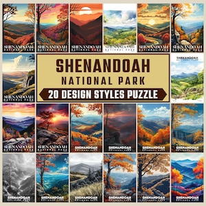 Shenandoah National Park Jigsaw Puzzle, 1000 Pieces Puzzle, Adults Puzzle, Unique Jigsaw, Family Puzzle, Brain Game