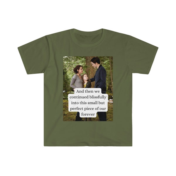 Twilight Saga Breaking Dawn "Perfect Piece of Our Forever" Unisex Softstyle T-Shirt