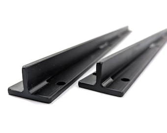 Steel Table top Brackets Strengtheners pack of 2 Reinforcements T-Shaped channel wood table & Countertop for Increased Support