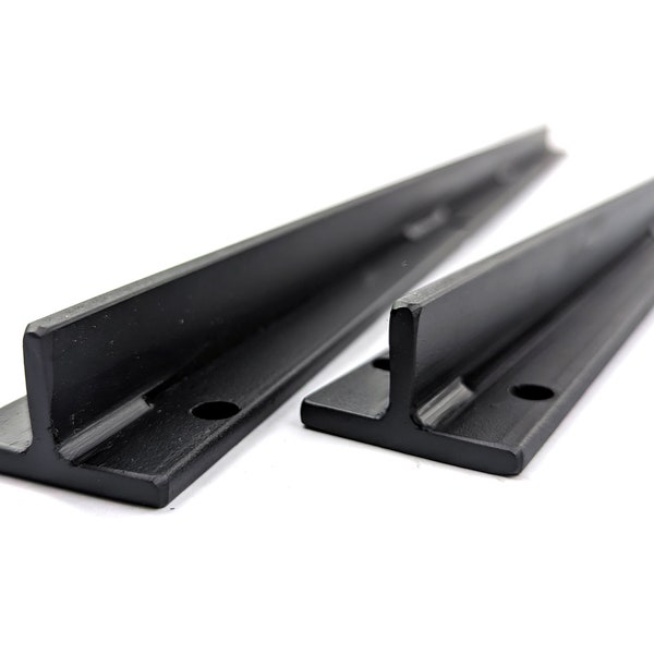 Stahl Tischplattenhalterungen 2er Pack Verstärkungen T-förmiger Kanal Holztisch & Arbeitsplatte für mehr Unterstützung