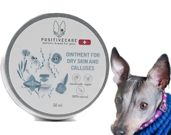 MED Line Dog Skin Balm – Natural Healing Moisturizer for Dry Skin, Calluses, Paws and Elbows, Safe for Puppies and Adult Dogs