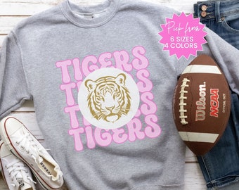 Tigers Sweatshirt, Tiger Pride Sweatshirt, Retro School Spirit Shirts, Tigers Football, Football Mom Shirt, Go Tigers, Vintage School