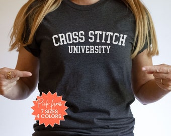 Cross Stitch Shirt For Cross Stitchers, Cross Stitching Friends Tshirt, Cross Stitching Gift For Mom, Cross Stitch Shirt, Cross Stitch Shirt