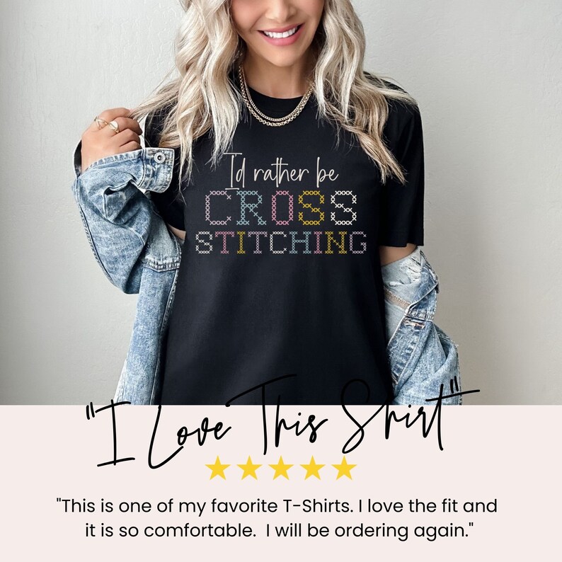 Cross Stitch Shirt for Cross Stitchers Cross Stitch Tshirt Etsy