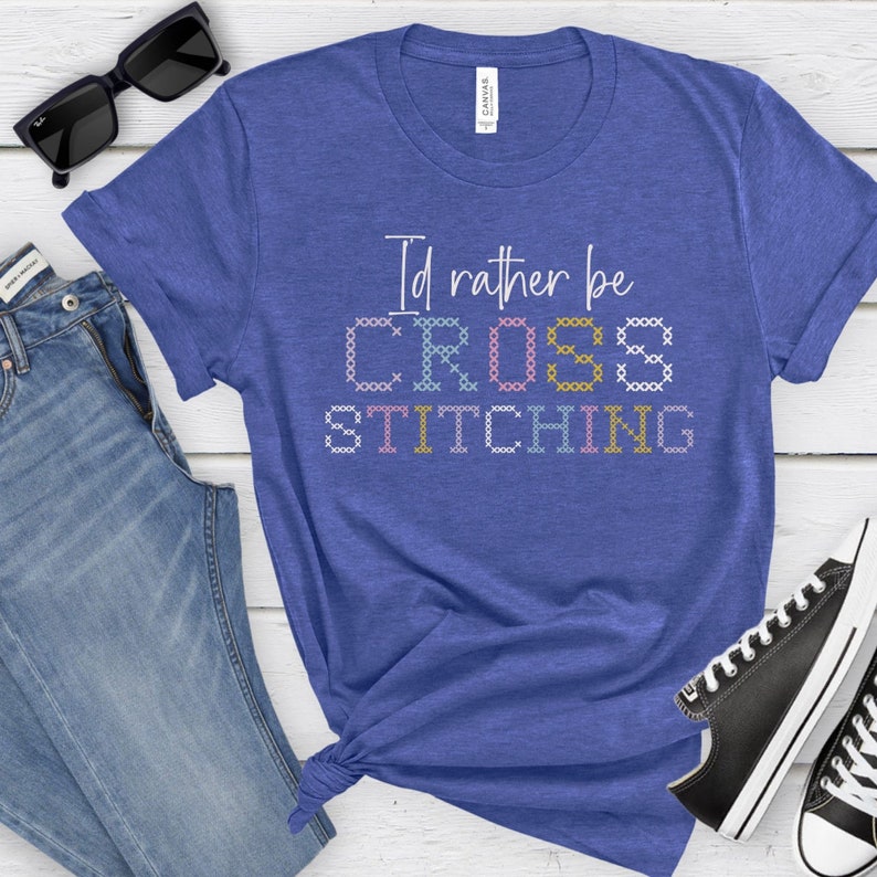 Cross Stitch Shirt for Cross Stitchers Cross Stitch Tshirt Etsy