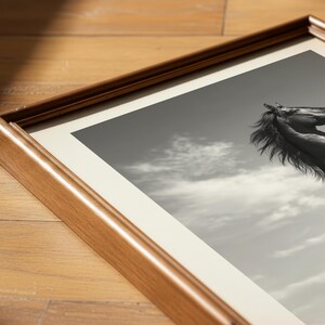 Black Stallion Wall Art Print, Cinematic Horse Photography, Western Home Decor, Equestrian Fine Art Print image 5