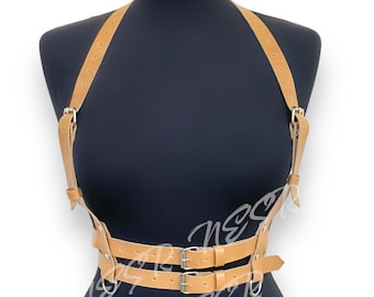 Leather Chest Harness for Woman