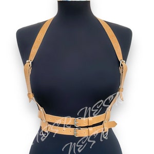 Leather Chest Harness for Woman