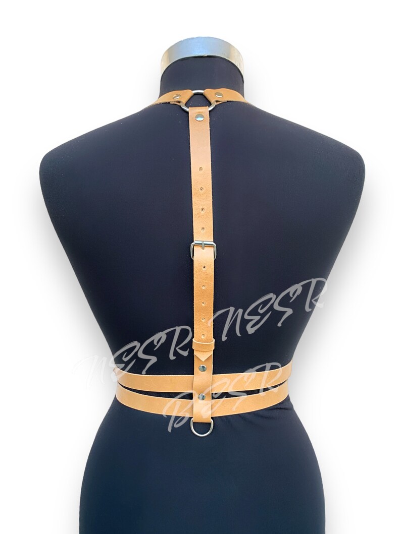 Leather Chest Harness for Woman Etsy