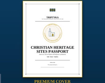 Christian Heritage Sites Passport Bucket List · Gift for Travel Enthusiast · Site Checklist · Printable PDF Instant Download