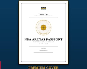 NBA Arenas Passport Bucket List · Gift for Basketball Enthusiast · Arena Checklist · Printable PDF Instant Download