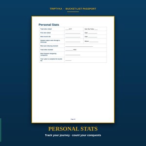 Passaporto delle cose da fare nello spazio e nell'osservazione delle stelle · Regalo per gli amanti dello spazio · Lista di controllo dei siti americani · PDF stampabile con download immediato immagine 8