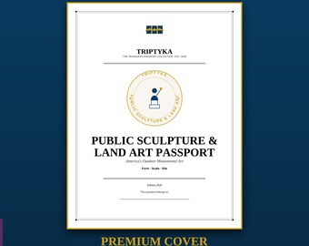 Pass för offentlig skulptur och landkonst · Bucket List · Present till rese- och konstentusiaster · Checklista för platsen · Utskrivbar PDF direktnedladdning