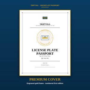 License Plate Game Passport · Road Trip Gift for Kids · All 50 States Checklist · Printable PDF Instant Download image 1