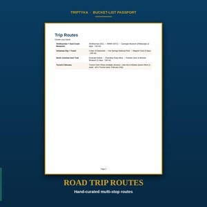 Gem & Mineral Sites Passport Bucket List · Gift for Travel Enthusiast · Site Checklist · Printable PDF Instant Download image 6