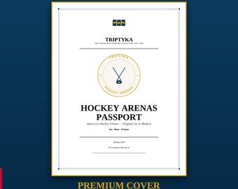 Hockey Arenas Passport Bucket List · Gift for Travel Enthusiast · Arena Checklist · Printable PDF Instant Download