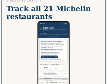 Star Plates App – Ihr persönlicher Gourmet-Guide fürs Smartphone | Entdecken Sie 21 Michelin-Sterne-Restaurants | Sofortiger Zugriff + Freischaltcode