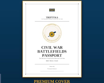 Civil War Battlefields Passport Bucket List · Gift for War Enthusiast · U.S. Battlefields Checklist · Printable PDF Instant Download