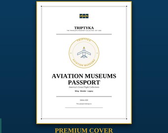 Aviation Museums Passport Bucket List · Gift for Aviation Buff · American Museum Checklist · Printable PDF Instant Download