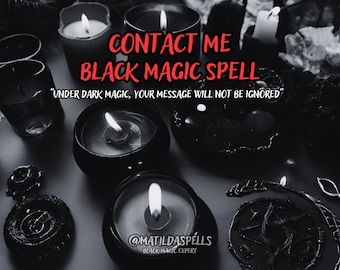 Contact Me Back Spell | Make Them Talk To You | Come Back To Me | Same Day Casting