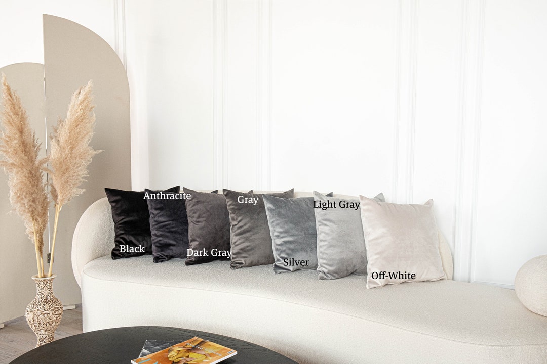 Luxury Velvet Pillow Cover Cushions and Sofa Pillows Soft Etsy