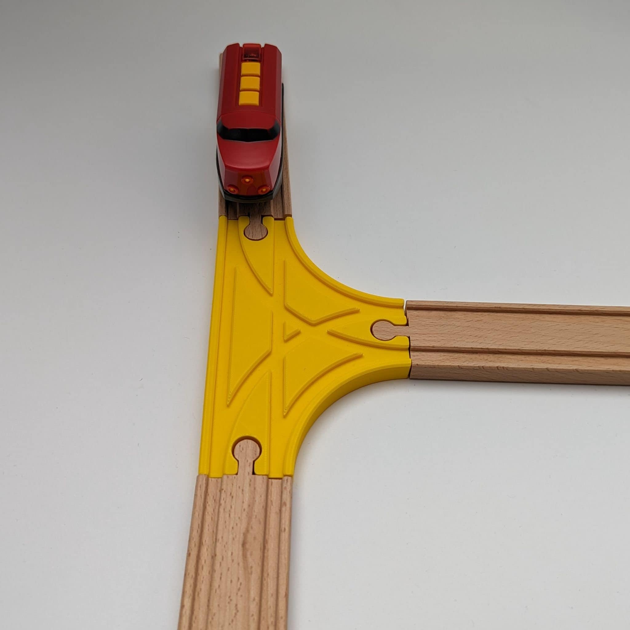 Tintersection Wooden Train Track for Brio Extension / Lillabo