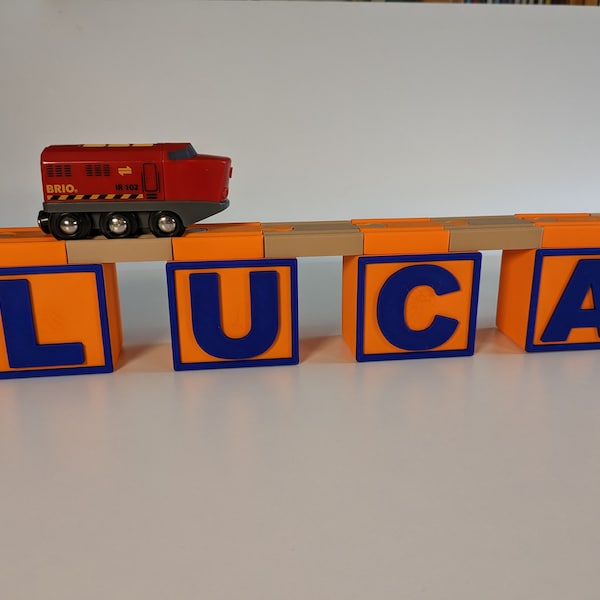 Wooden Letter Train Brio - Etsy