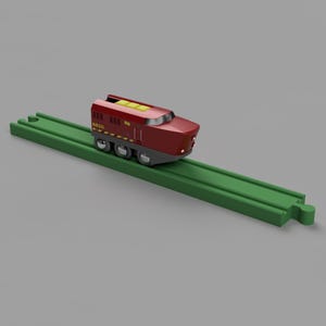 12-inch Long Train Track for Brio extension / Lillabo / Playtive / Hape / Duplo / Imaginarium / Thomas / Melissa & Doug