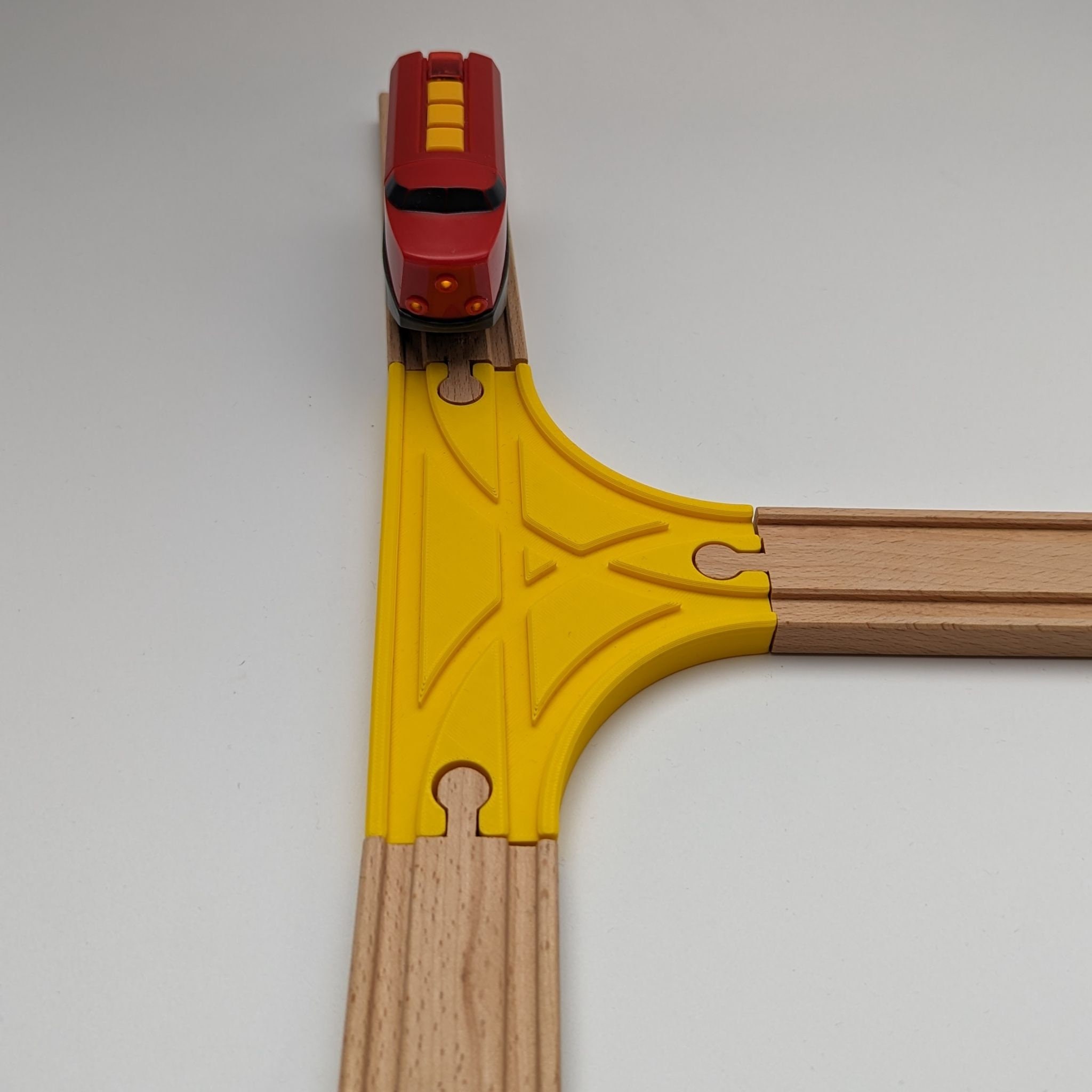 Carrefour voor trein van hout - compatibel met BRIO, Thomas, Lillabo