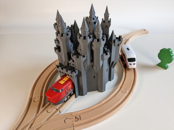Castle for Wooden Train Track / Brio / Lillabo / Playtive / Hape / Duplo /  Imaginarium / Thomas / Melissa Doug 