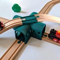 Modular Train Track Tunnel Junction with Overpass: Brio Compatible product logo