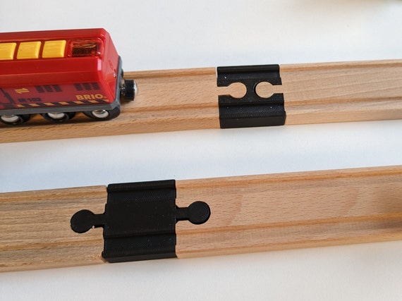 Set of 4 Double Female Male Wooden Train Track Brio Extension Lillabo Playtive Hape Duplo Imaginarium Thomas Melissa Doug Etsy UK