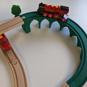 Carrefour Pour Train En Bois Briocks® - Compatible BRIO, Thomas, IKEA - Fabriqué En France