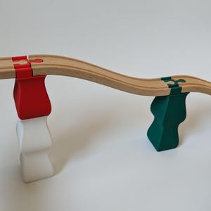 Binario del treno in legno a T: compatibile con Brio, Ikea