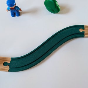 S-Curve for Train Track Brio extension / Lillabo / Playtive / Hape / Duplo / Imaginarium / Thomas / Melissa & Doug