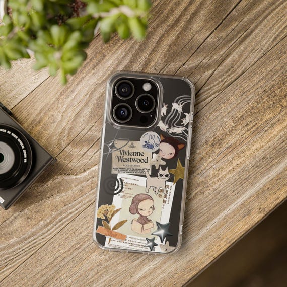 Yoshimoto Nara, Miffy, Vivienne Westwood Collage Clear Phone