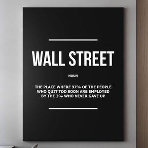 Wall Street Definition Art Forex Printable Digital Art Stock Market Office Decor