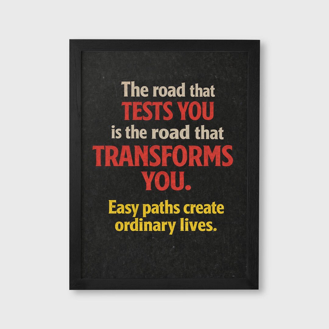 Motivational Wall Art Printable, Success Quote Poster, Discipline ...