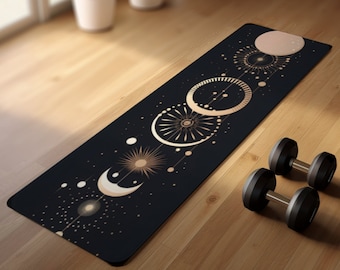 Celestial Yoga Mat Lightweight Travel Workout Accessory