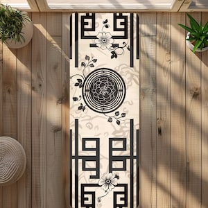 Floral Yoga Mat Geometric & Elegant Design Premium Comfort