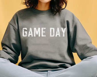 Game Day Comfort Colors Sweatshirt, Game Day Sweatshirt, Gameday Sweatshirt, Game Day Crewneck, Vintage Game Day Sweatshirt