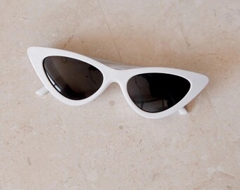 White Cat Eye Sunglasses