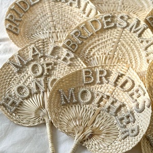 Bride to Be Bamboo Fan: Wedding Hen Party Favor