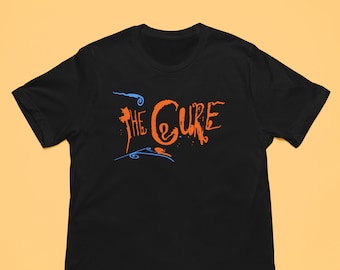 The Cure, Robert Smith, Goth, 80s, 90s, Alternative rock, Unisex Short Sleeve Black Tee