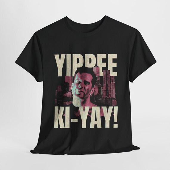ブルース・ウィリス アクション 80年代 ダイ・ハード Tシャツ、映画 