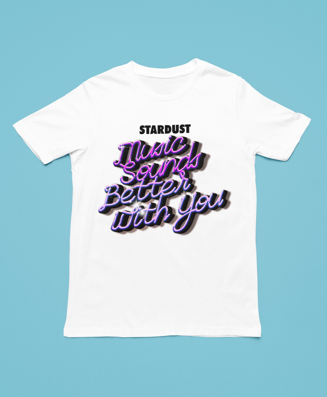 Daft Punk Stardust Music Sounds Better With You Unisex Jersey Short