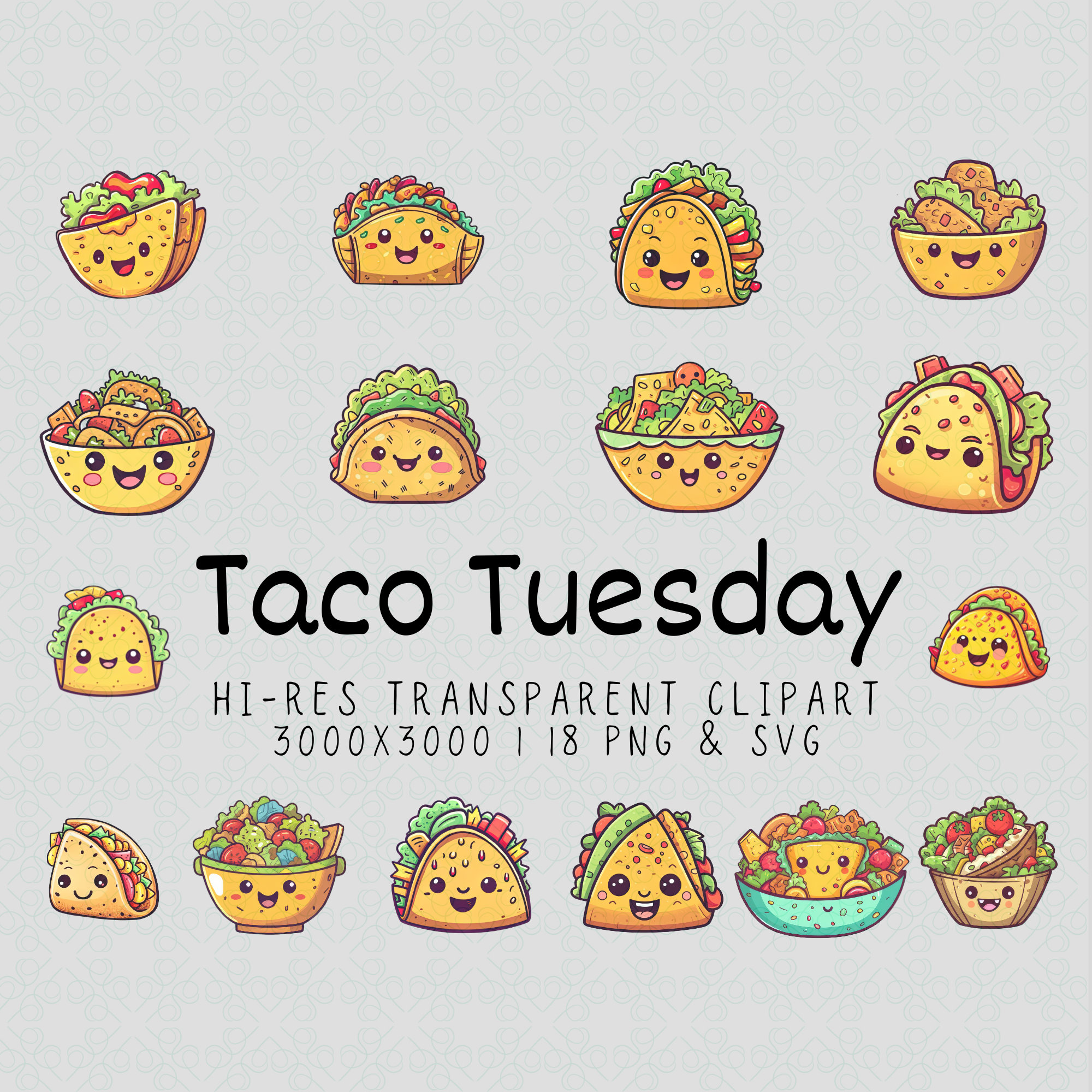 Spanish Taco Tuesday Activity BUNDLE with Editable Game Templates