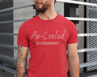 Air-Cooled Enthusiast Unisex Jersey Short Sleeve Tee, fun shirt for the air-cooled enthusiast, P car lover of the boxer engine, G body era